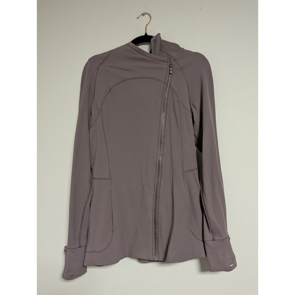 LULULEMON Women's 12 Every Journey Hoodie II Iced Iris FullAsymmetrical Zip Hood - Picture 11 of 11